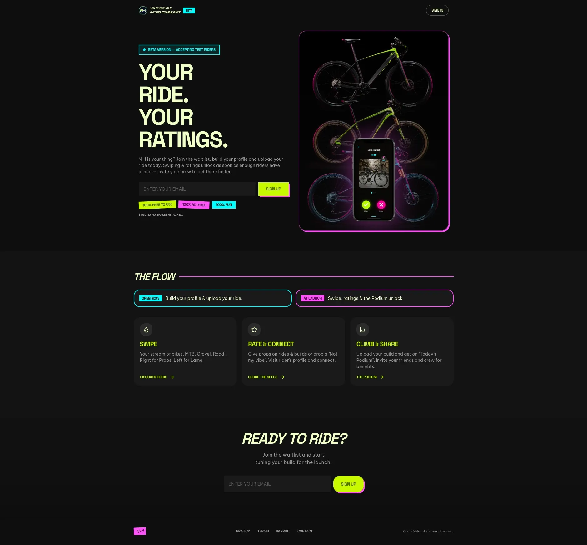 Screenshot of N+1